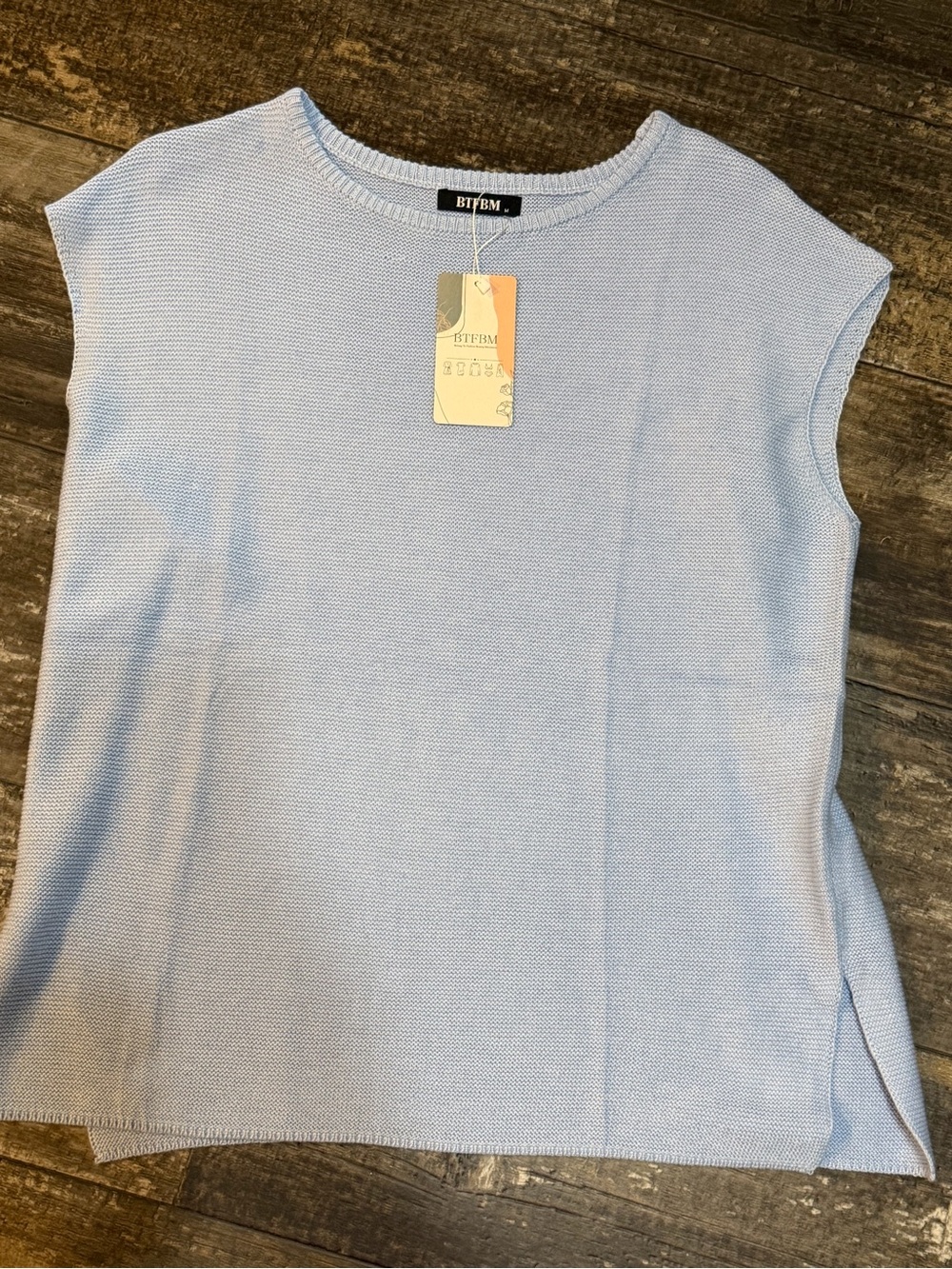 Soft Sky Knit Cap-Sleeve Top